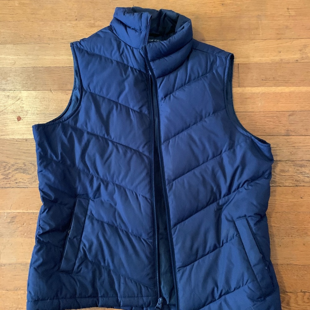 Navy blue Lands End Vest